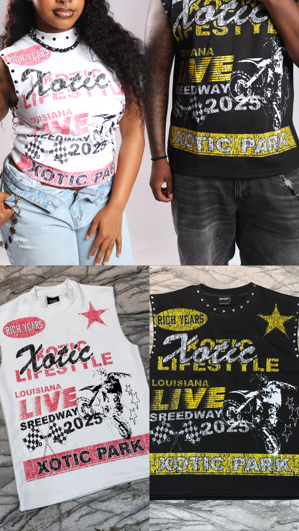 LIFE$TYLE SLEEVELESS-TEES🏁