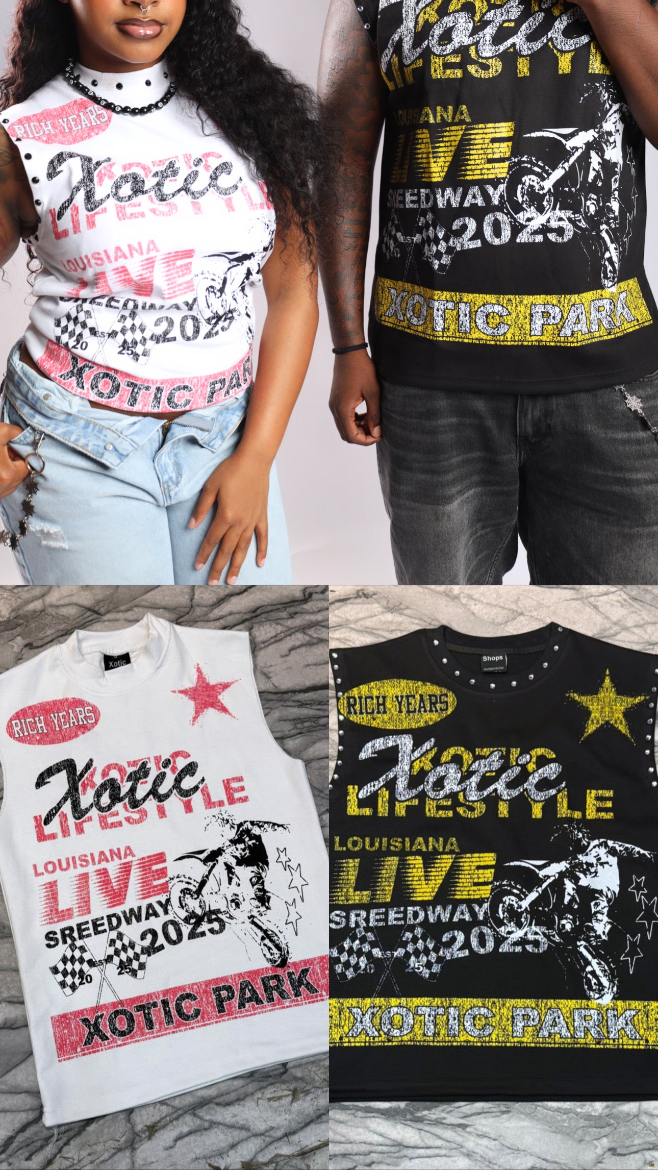 LIFE$TYLE SLEEVELESS-TEES🏁